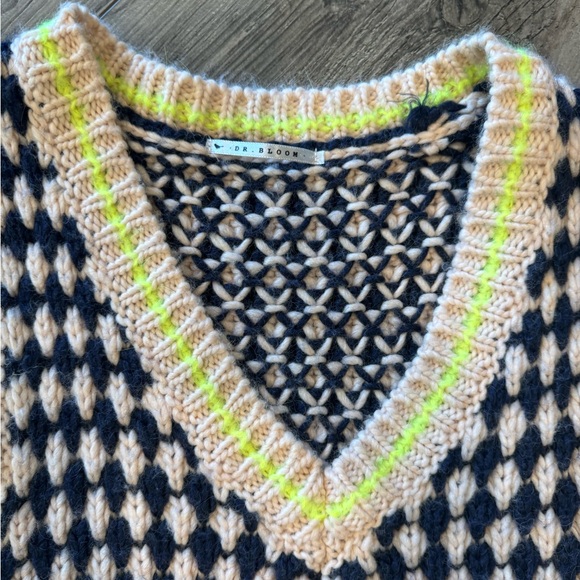 Free People Dr Bloom Chachacha Sweater Vest small - Picture 5 of 6